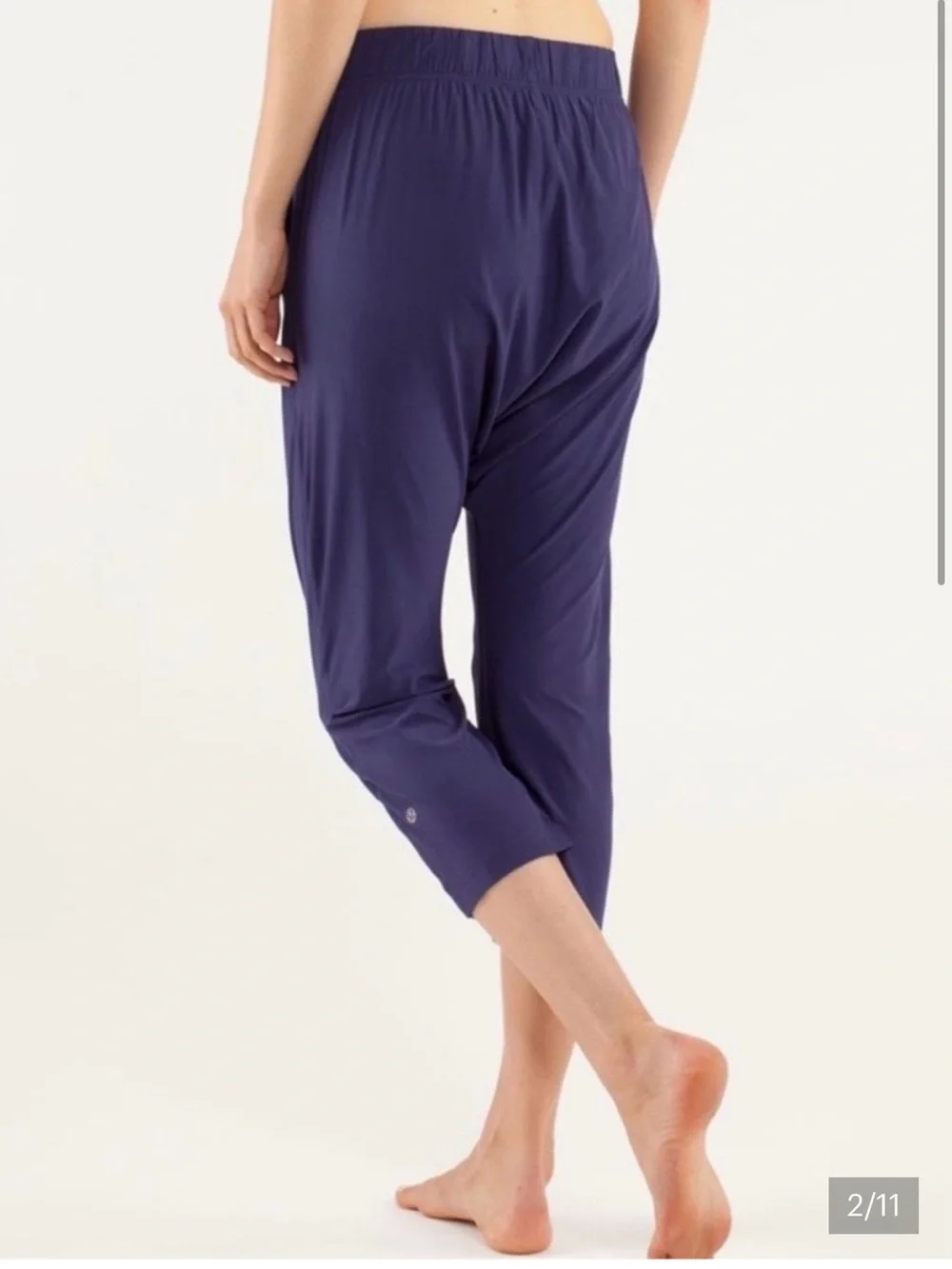 Lululemon Modern Tranquil Drop Crotch Harem Pant in Dense Purple Size 4